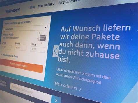 hermes sendung umleiten online